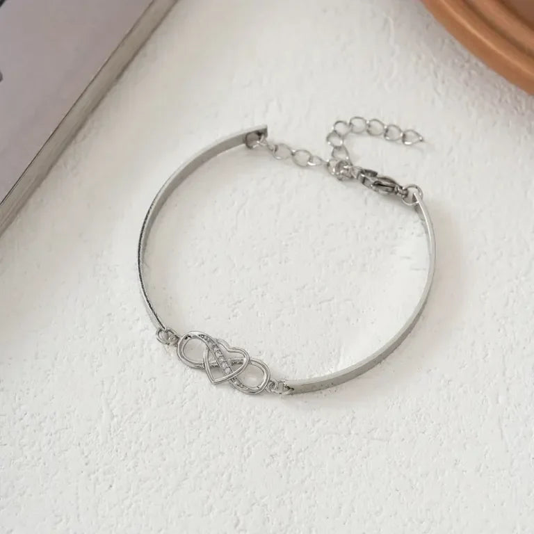 Pulseras "Amor Eterno" | <span style="color: #000000;"><strong><span style="color: #ff2a00;">¡COMPRA 1 Y LLÉVATE 2!</span></strong></span> Plata 100% Auténtica (925)