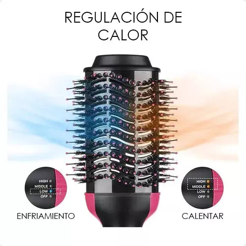 Cepillo Alisador HairStyler 3 en 1 + <span style="color: #000000;"><strong><span style="color: #ff2a00;">¡Serum Gratis!</span></strong></span>